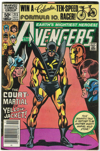 Avengers #213 FN Front Cover