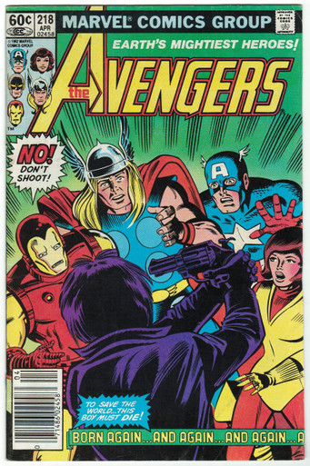 Avengers #218 FN Front Cover