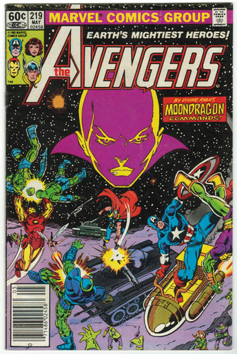 Avengers #219 FN Front Cover