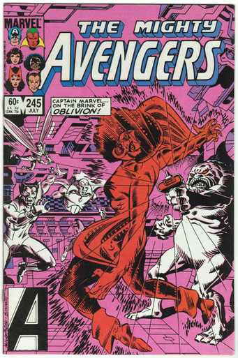 Avengers #245 VF/NM Front Cover