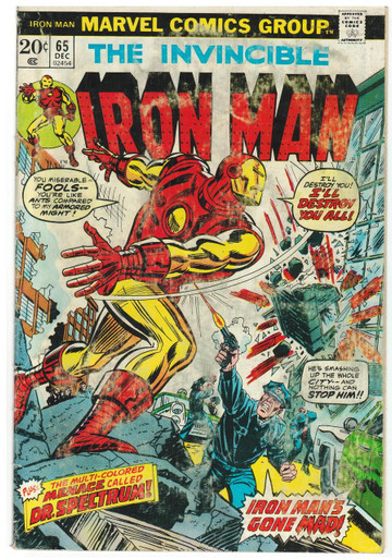Iron Man #65 GD Front Cover