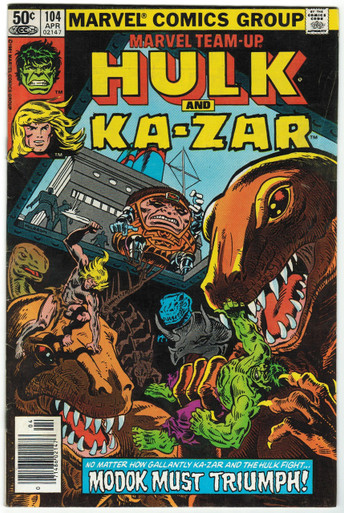 Marvel Team Up #104 FN Front Cover