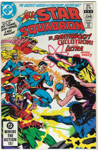 All Star Squadron #22 VF Front Cover