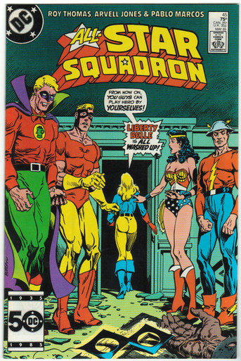 All Star Squadron #45 VF/NM Front Cover