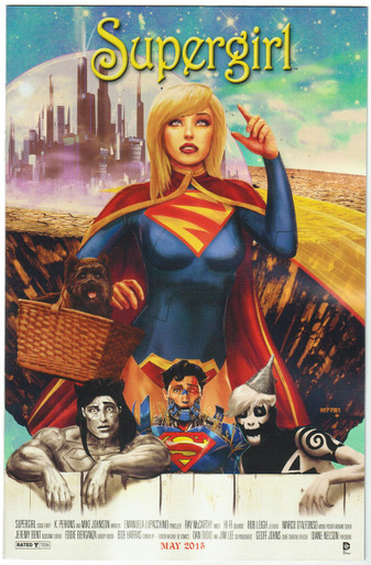 Supergirl #40 NM Movie Poster Variant Front Cover