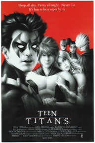 Teen Titans #8 NM Movie Poster Variant Front Cover