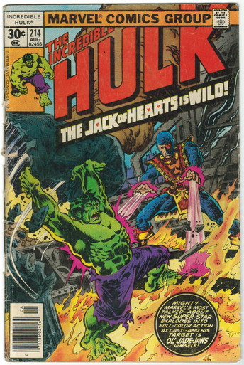 Incredible Hulk #214 GD Front Cover