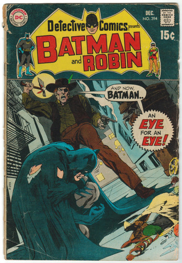 Detective Comics #394 GD Front Cover