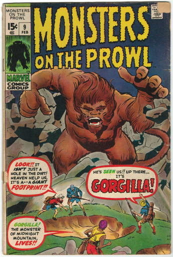Monsters on the Prowl #9 GD Front Cover