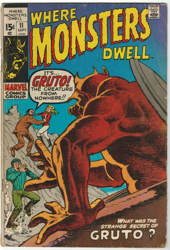 Where Monsters Dwell #11 GD Front Cover