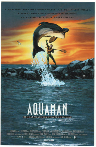 Aquaman #40 VF/NM Movie Poster Variant Front Cover