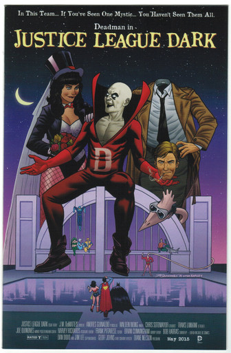 Justice League Dark #40 NM Movie Poster Variant Front Cover