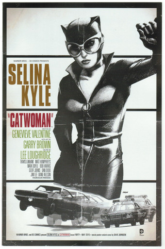Catwoman #40 NM Movie Poster Variant Front Cover