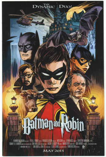 Batman & Robin #40 NM Movie Poster Variant Front Cover