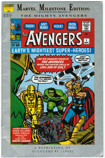 Avengers #1 Marvel Milestone Edition VG Front Cover
