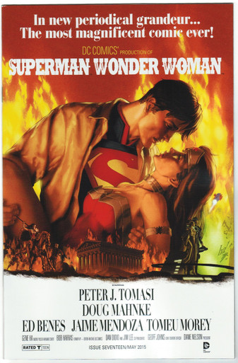 Superman/Wonder Woman #17 Movie Poster Variant NM Front Cover