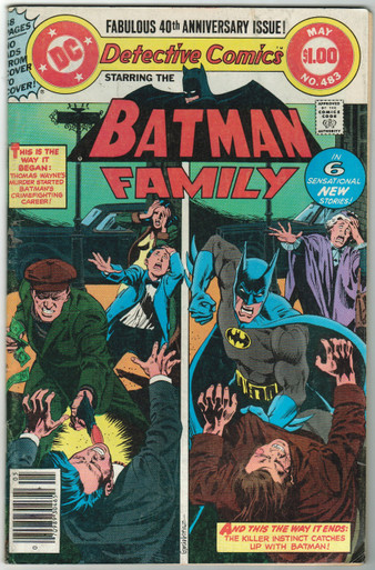 Detective Comics #483 VG+ Front Cover