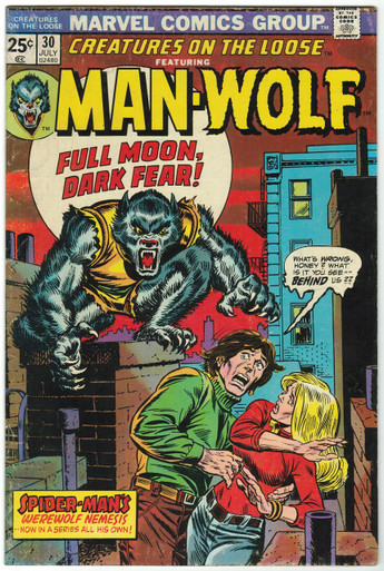 Creatures on the Loose #30 VG Front Cover