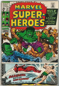 Marvel Super Heroes #27 VG Front Cover