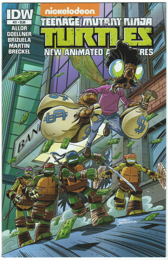 TMNT New Animated Adventures #21 VF/NM Front Cover