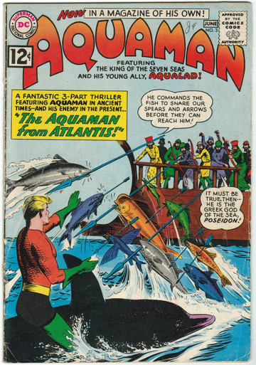 Aquaman #3 GD/VG Front Cover