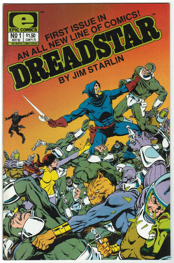 Dreadstar #1 VF/NM Front Cover