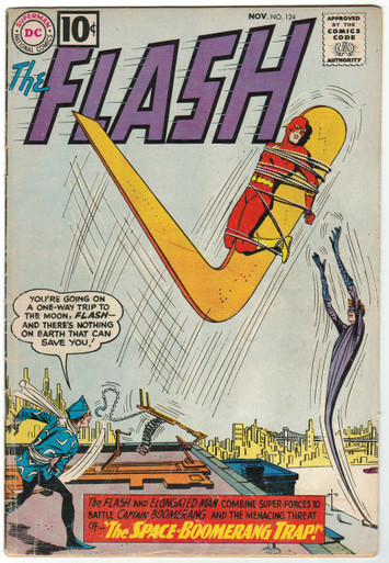 Flash #124 GD+ Front Cover