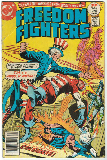 Freedom Fighters #8 GD Front Cover