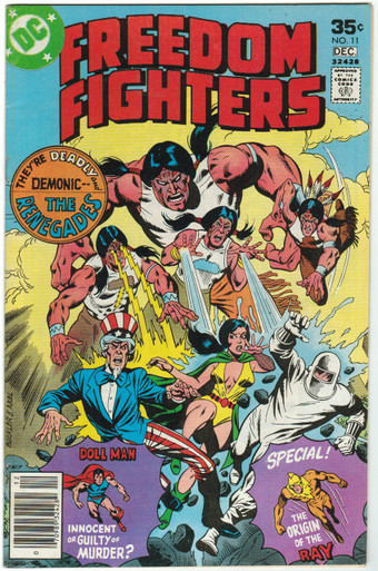 Freedom Fighters #11 FN Front Cover