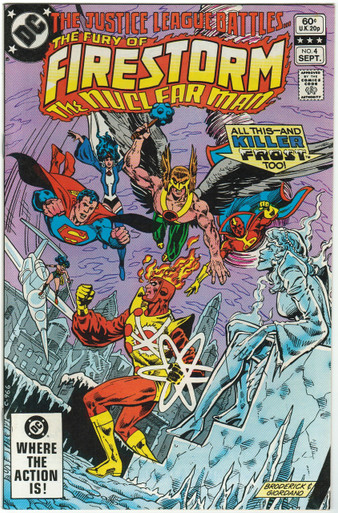 Fury of Firestorm #4 VF Front Cover