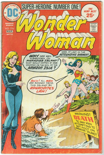 Wonder Woman #216 VG Front Cover