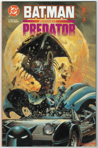 Batman Vs. Predator #3 NM Prestige Format Front Cover