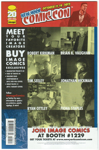 The Walking Dead #102 NM Back Cover