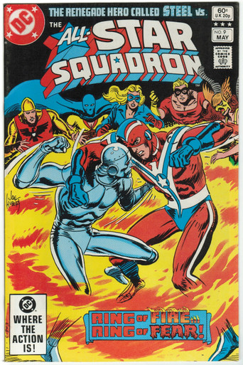 All Star Squadron #9 VF Front Cover