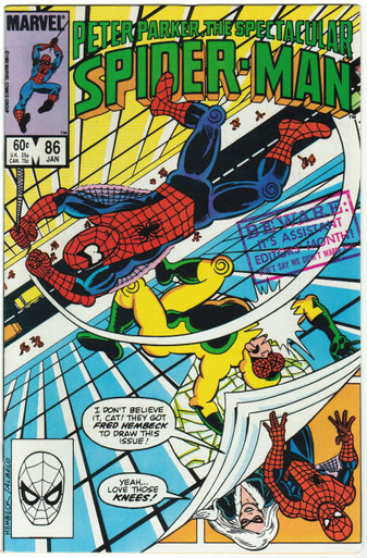 Spectacular Spider Man #86 VF Front Cover