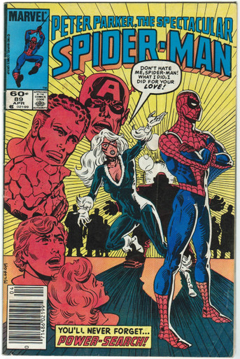 Spectacular Spider Man #89 GD Front Cover