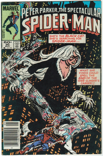 Spectacular Spider Man #90 VG Front Cover