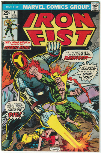 Iron Fist #3 VG Front Cover