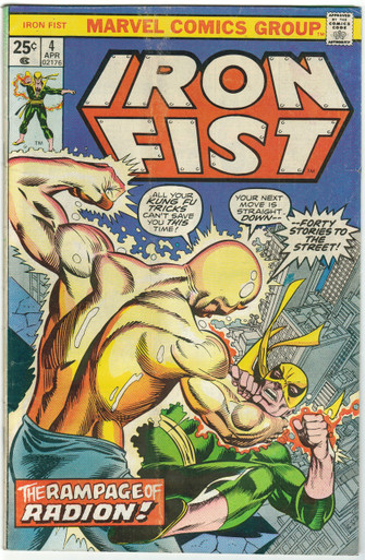 Iron Fist #4 VG Front Cover
