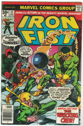 Iron Fist #11 VG Front Cover
