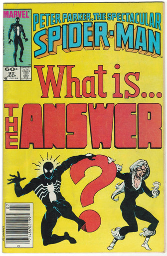 Spectacular Spider Man #92 VG Front Cover