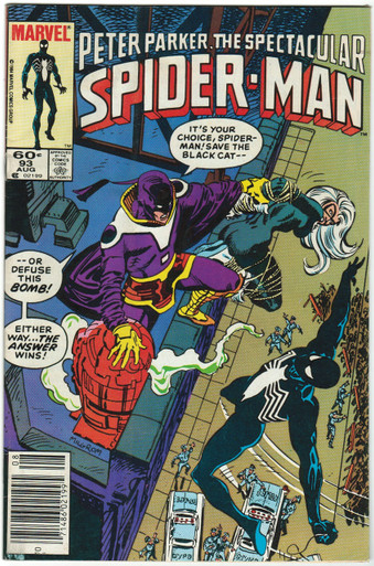 Spectacular Spider Man #93 VG Front Cover