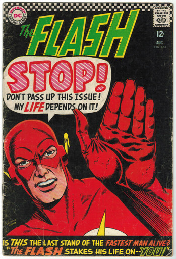 Flash #163 VG Front Cover