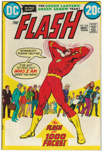 Flash #218 VG Front Cover