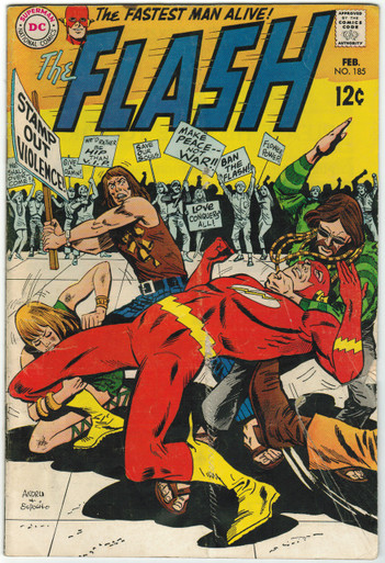 Flash #185 VG Front Cover