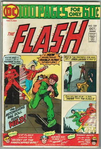 Flash #229 VG+ Front Cover