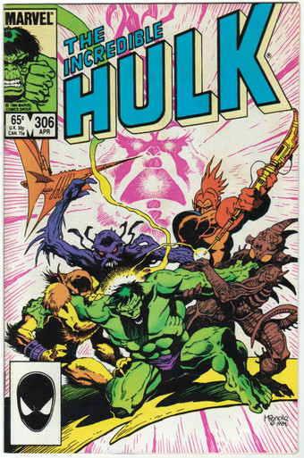 Incredible Hulk #306 FN Front Cover