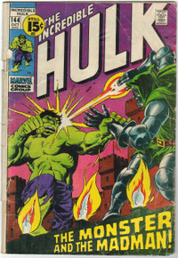 Incredible Hulk #144 GD Front Cover