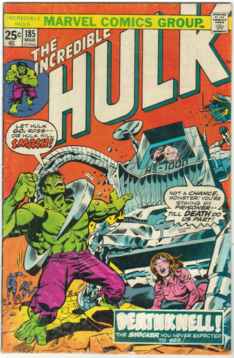 Incredible Hulk #185 VG Front Cover