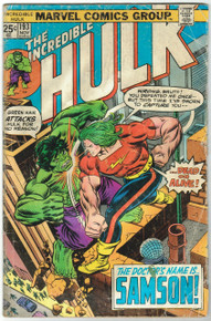 Incredible Hulk #193 GD Front Cover